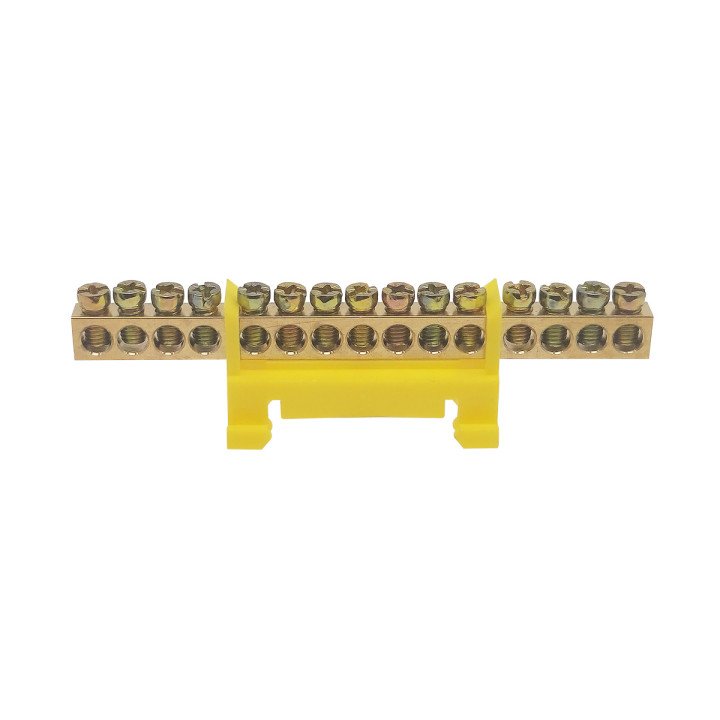 Earthing terminal orange PE DIN 15 pol.