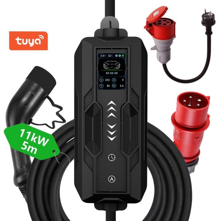 Immax NEO LITE Travel Charging Station for EV/PHEV AC Type 2 11kW Tuya