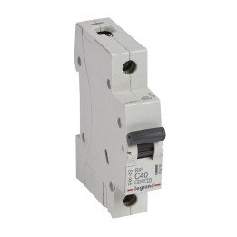 MCB RX 6000 - 1P - 230/400V - 40 A - C curve - prong/fork type supply busbars