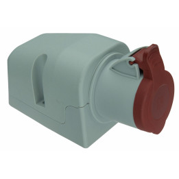 Power socket surface mounting 3P+E 16A IP44