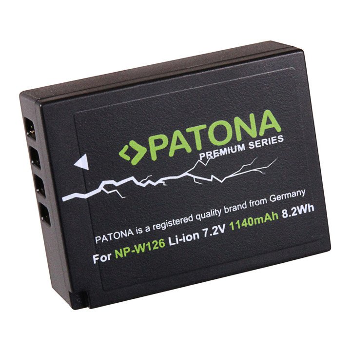 Patona PT1252 Premium Li-Ion Battery for Fujifilm NP-W126 1140mAh