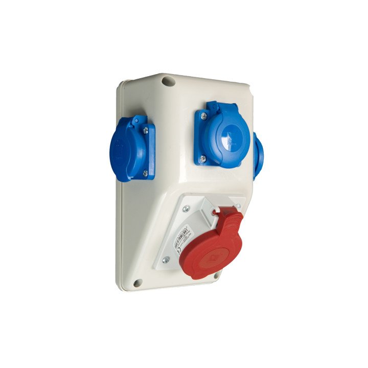 R-BOX KOMBI distribution board :1x16/5,3x250V,S,IP44