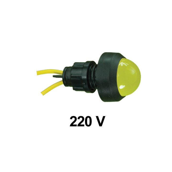 Signāllampa 20 / Dzeltena / 230V AC/DC