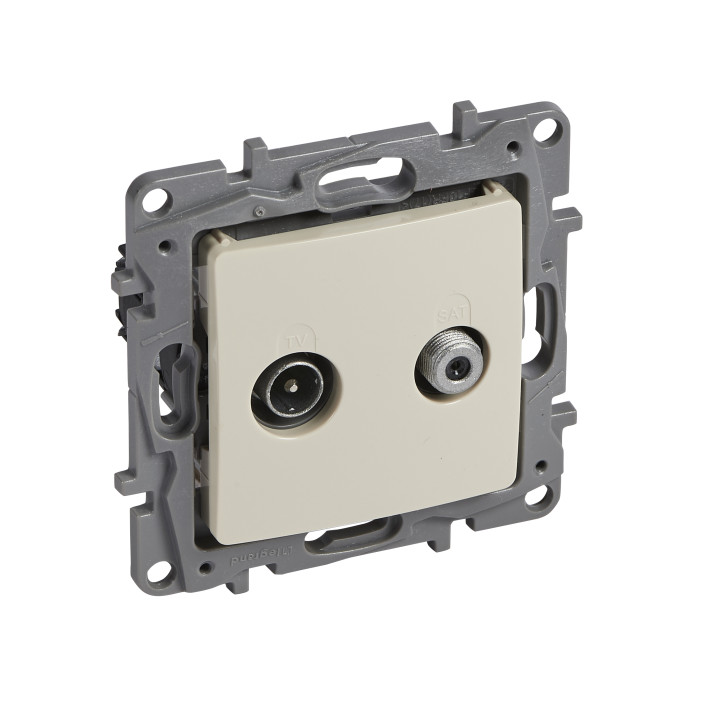 TV/SAT TERMINALAS 10DB IVORY