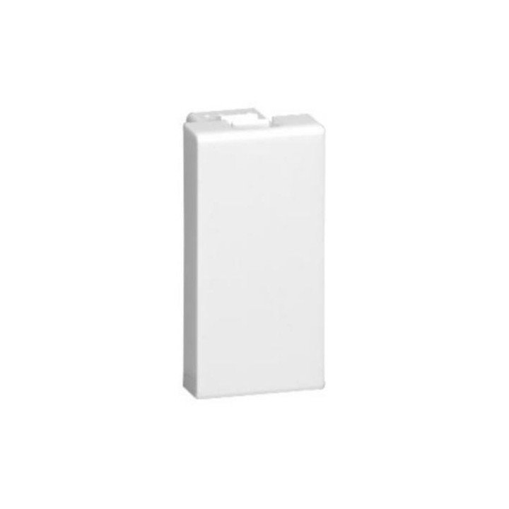 Blanking plate Mosaic - 1 module - white