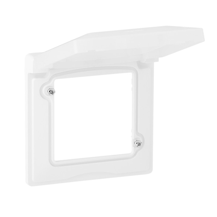 Plaat Valena Life - klapiga - IP44 - 1 gang - valge