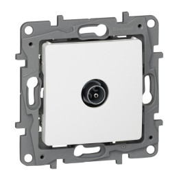 TV MALE PASSTHROUGH 10DB WHITE