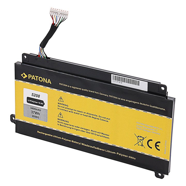 Patona PT2898 Battery for Toshiba Satellite E45W/P55W 3400mAh 10.8V Li-ion PA5208U-1BRS
