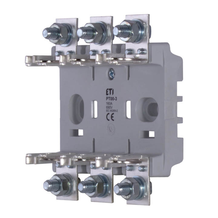 Fuse link base, PT 00 2M6-2M6 3p