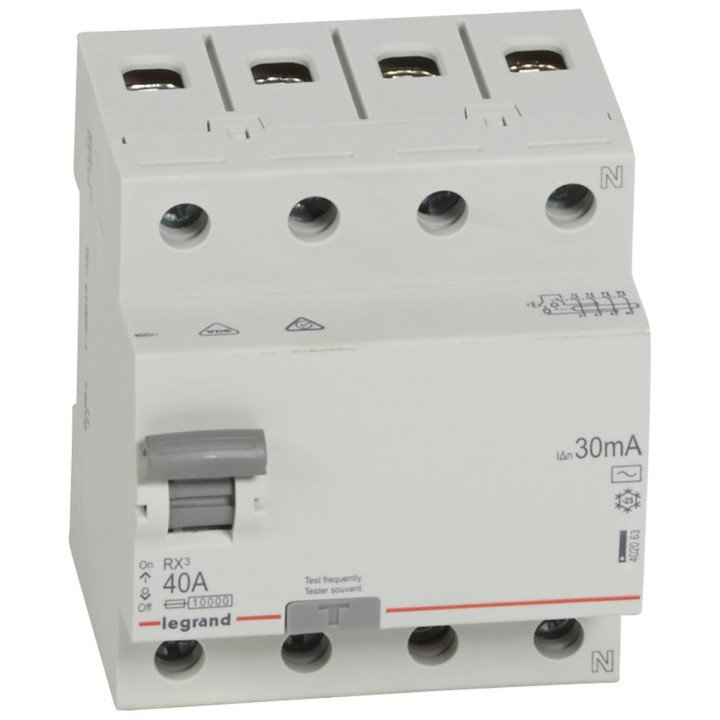 Legrand RX3 FI-slēdzis 4P 40A 30mA