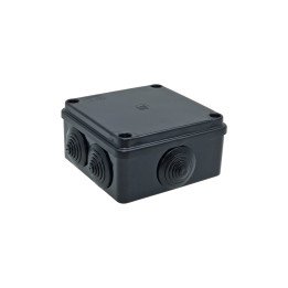 S-BOX коробка IP65, 100×100×50mm, черная
