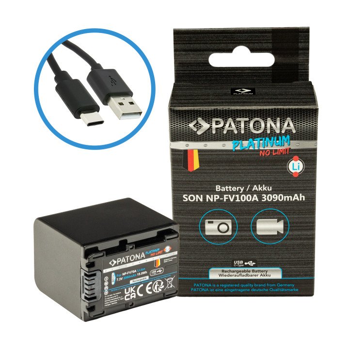 Купить Sony NP-FV100 3090 мАч Li-Ion Platinum USB-C добавлено