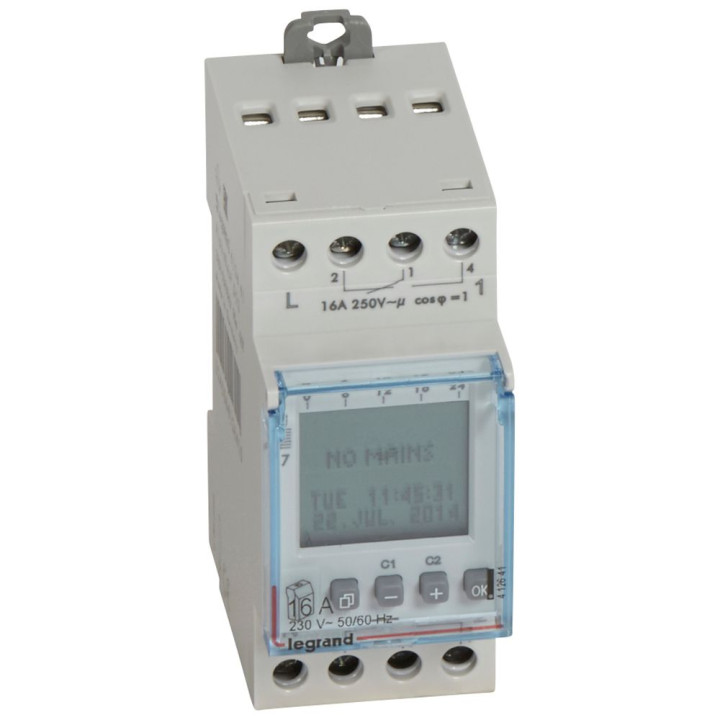 Programmable time switch digital display 2S