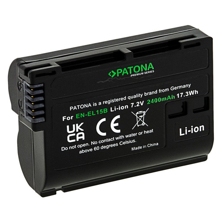 Patona PT1224 Battery for Nikon EN-EL15B 2000mAh Li-Ion Premium