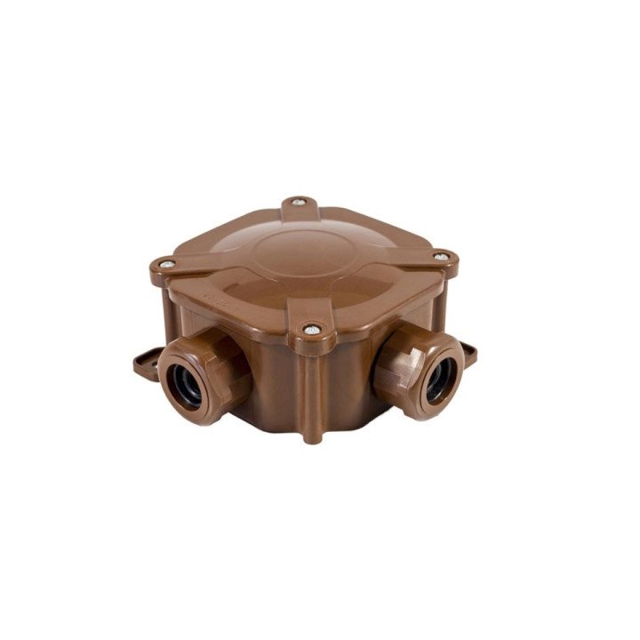 Коробка надштукатурная IP67 коричневая 75x75x33mm