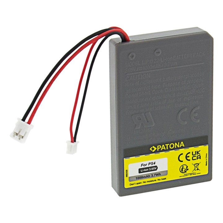 Patona PT6509 Replacement Battery for Sony PS4 Dualshock 4 Controller (Li-ion, 1000mAh, 3.7V)