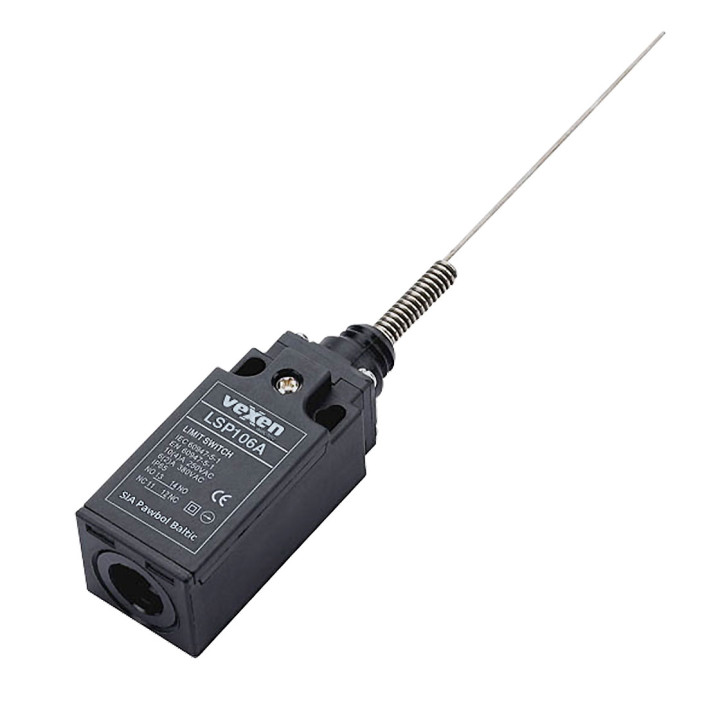 LSP106A piirlüliti 1NO/1NC plastkorpuses IP65 metallist kassivurruga