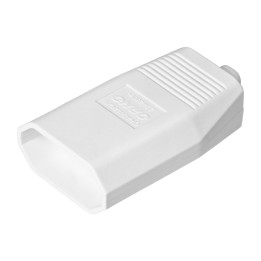 Lame pistikupesa ilma maandustihvtideta 2,5A, 250V, valge, polükarbonaat, 1 tk