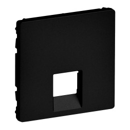 RJ 11 SOCKET COVER MAT BLACK VALENA LIFE