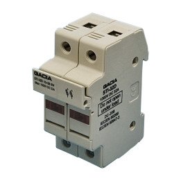 Разъединитель цилиндрических предохранителей PV 10x38 с LED 2P 32A 1000V