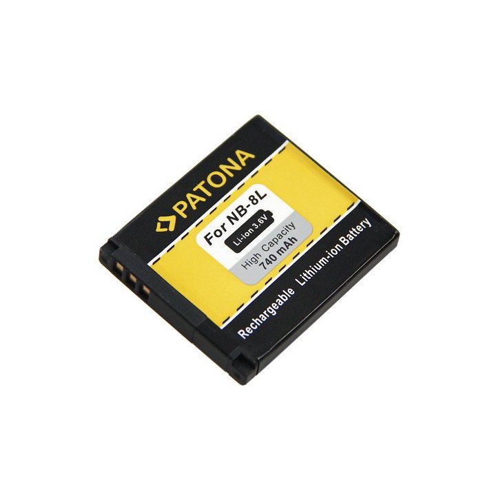 Patona PT1113 Battery for Canon NB-8L 740mAh Li-Ion