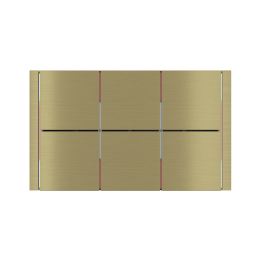 Rectangular Frame FF Form (86x126) Metal Brass