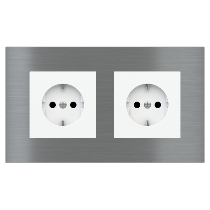Ekinex plāksne 20venti 98x168 mm titāns metāls EK-S2E-GBS