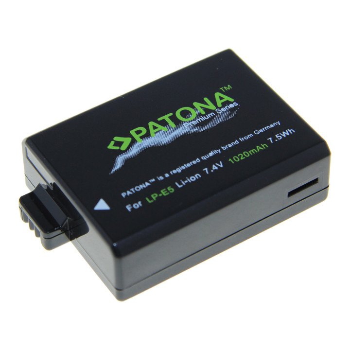 Patona PT1211 Battery Canon LP-E5 1020mAh Li-Ion Premium