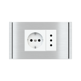 Ekinex накладка Form/Flank/NF 80x121 mm металл EK-PRG-GBQ