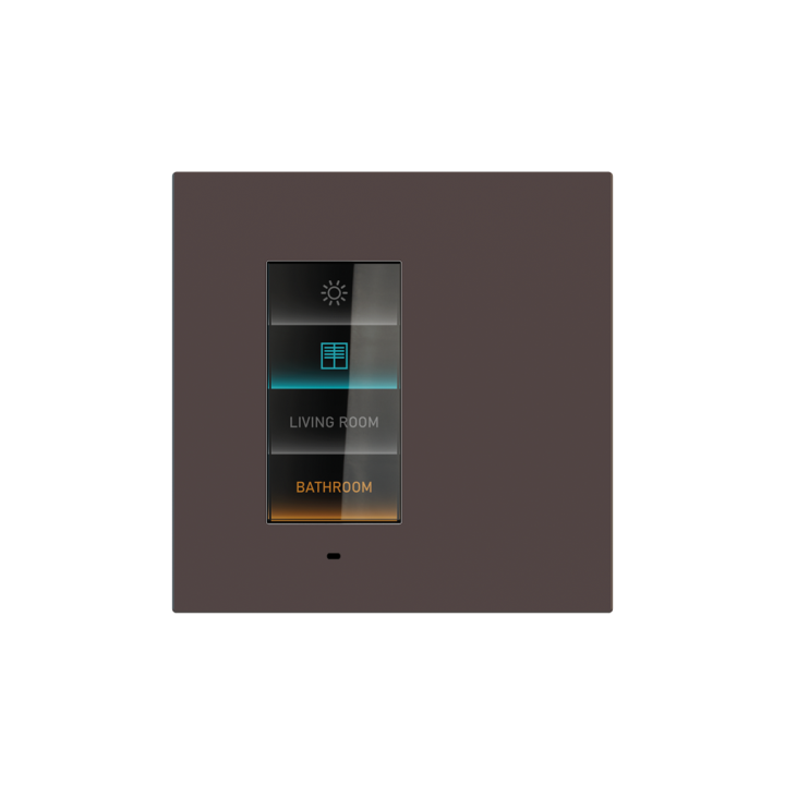 Signum square plate Surface Fenix NTM Cocoa Orinoco
