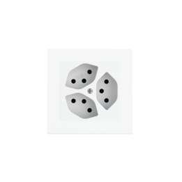 Ekinex plāksne Proxima 60x60 mm Pure white metāls EK-PQA-F-LAR