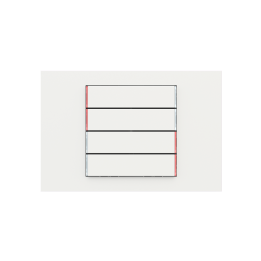 kit 4 rockers 71 serie horizontal rectangular (60X15) Fenix NTM White Malè