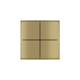 Ekinex накладка Form/Flank/NF 40x40 mm латунь металл EK-TQQ-GBB