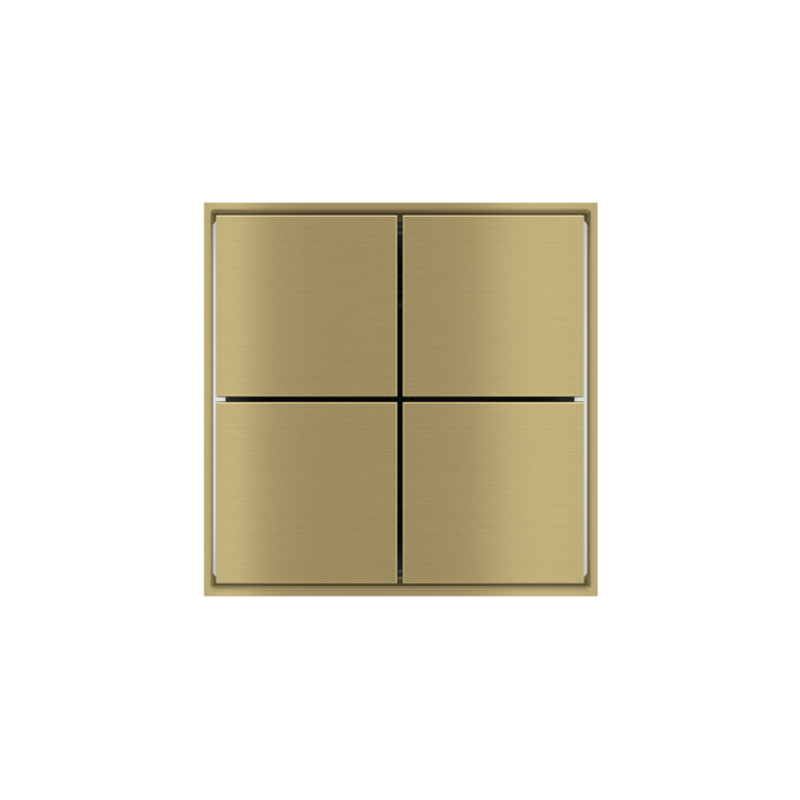 Ekinex накладка Form/Flank/NF 40x40 mm латунь металл EK-TQQ-GBB