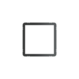 Adapter frame for Ekinex series 71 / 20venti push buttons (8 and 10 rockers) for Waterproof cover