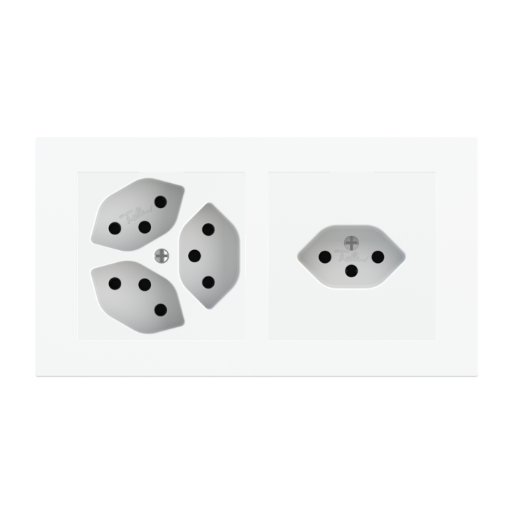 Ekinex plāksne Proxima 60x60 mm Pure white metāls EK-P2A-FF-LAR