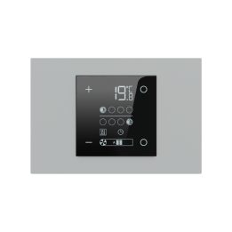 Rectangular Plate Deep (FF/71/20Venti) (87x128) 1 window (45x68) Fenix NTM Grey Ephesus