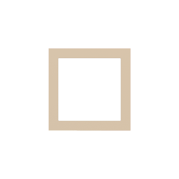 Square Plate 71 (Form/Flank/NF) (80x80) 1 window (60x60) Fenix NTM Beige Luxor