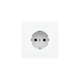 Ekinex накладка Form/Flank/NF 80x80 mm белый пластик EK-PQG-GAA