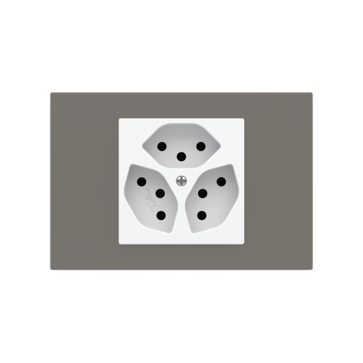 Rectangular Plate Deep (FF/71/20Venti) (87x128) 1 window (60x60) Fenix NTM Grey London