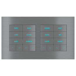 Ekinex plāksne 20venti 98x168 mm titāns metāls EK-S2S-GBS