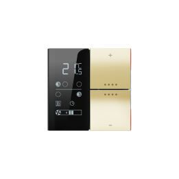 Ekinex накладка Form/Flank/NF 40x40 mm Champagne металл EK-TQQ-CHA-