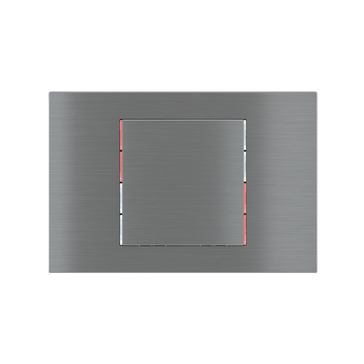 Ekinex plāksne 71 60x60 mm titāns metāls EK-T1Q-GBS