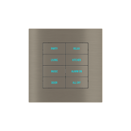 Square Plate Surface (71/20Venti) (98x98) 1 window (60x60) Metal Nickel