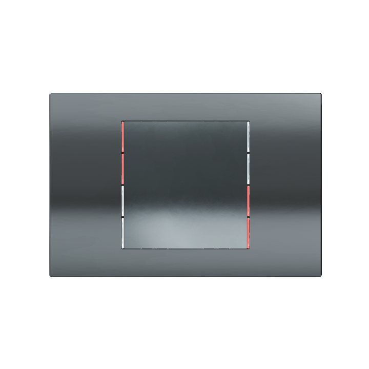 kit 1 rocker 71 serie Square (60X60) Metal HT Black
