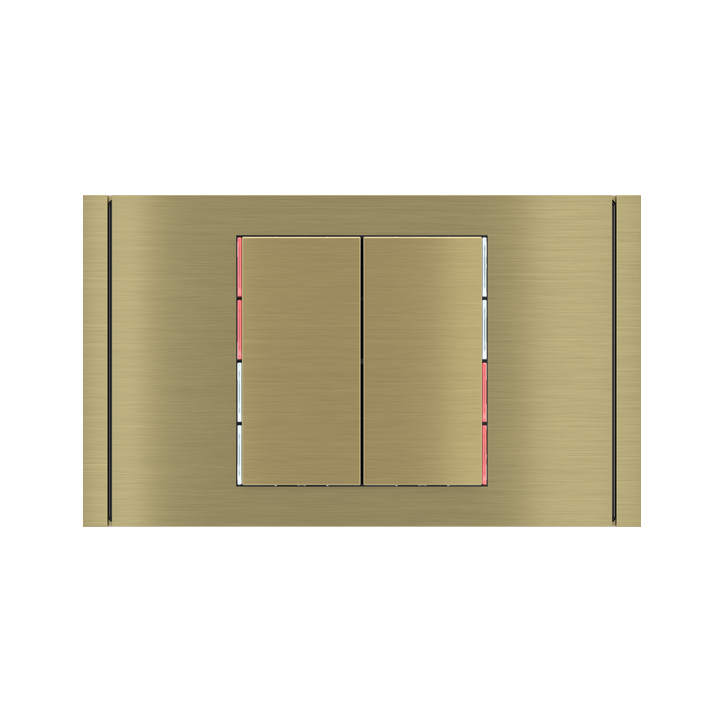 Ekinex plāksne 71 30x60 mm misiņš metāls EK-T2R-GBB