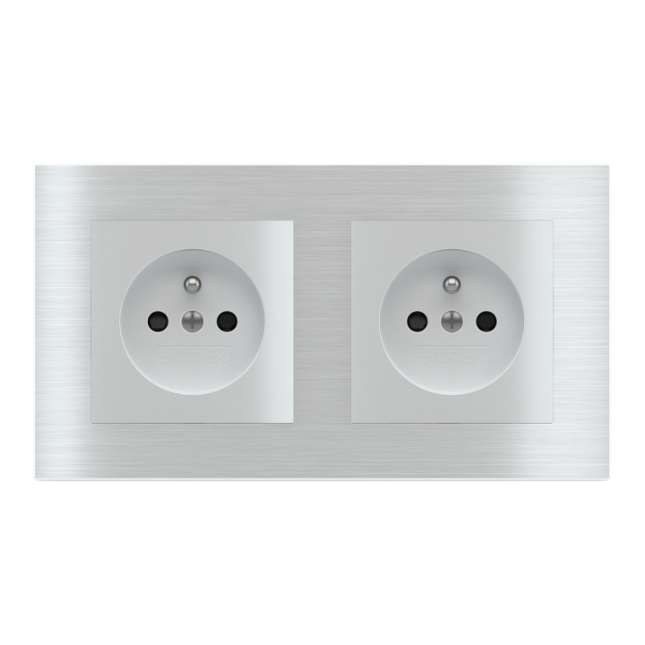 Ekinex plāksne 20venti 87x158 mm metāls EK-D2P-GBQ