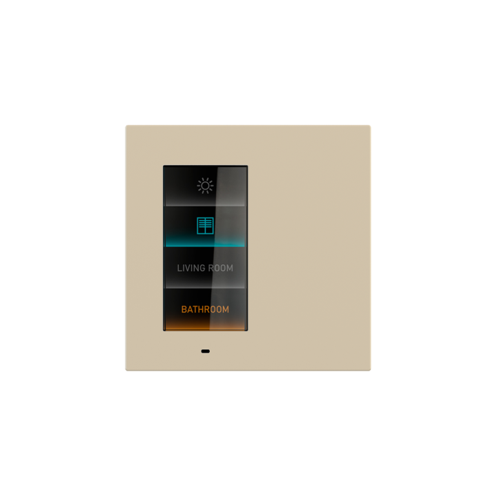 Signum square plate Deep Fenix NTM Beige Luxor