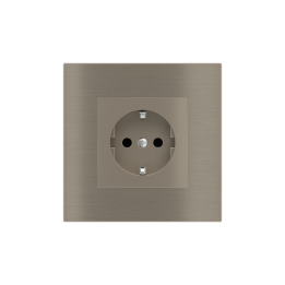 Ekinex накладка 20venti 98x98 mm никель металл EK-SQG-GBR