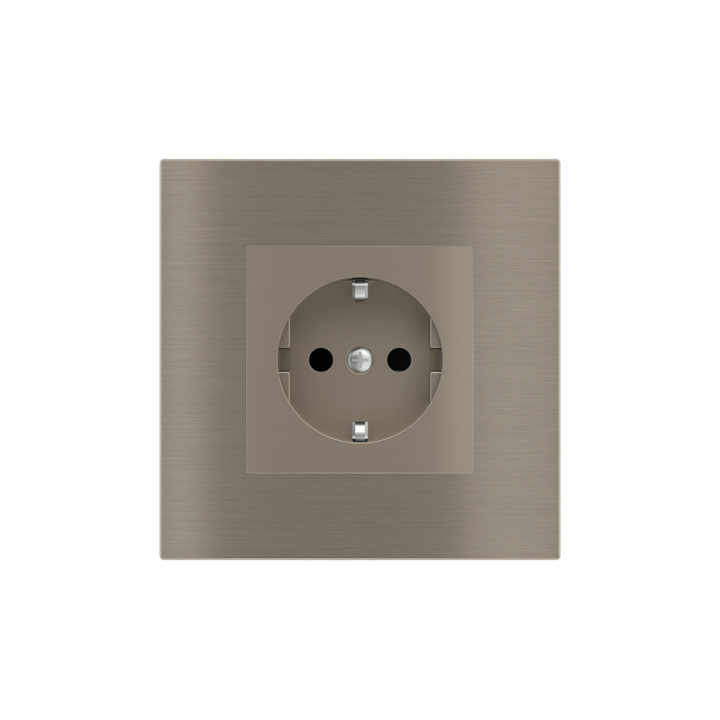 Square Plate Surface (71/20Venti) (98x98) 1 window (55x55) Metal Nickel